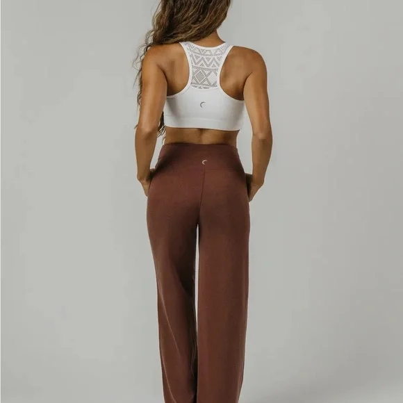 ZYIA Cocoa Serenity Wide Leg Pants - Picture 4 of 9